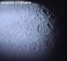 Moon craters